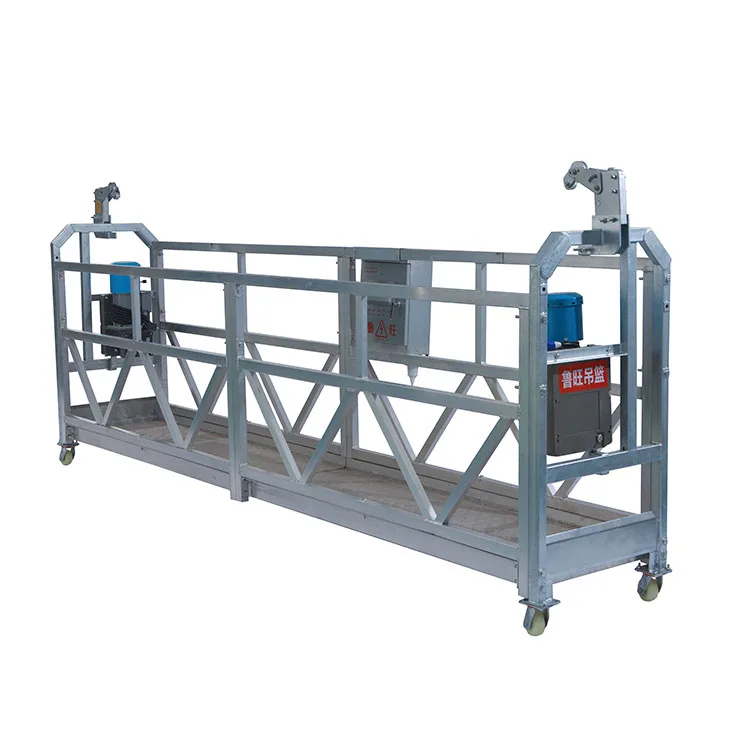 Galvanised ZLP800 Building Maintenance Unit Rope Suspended Platform Construction Cradle