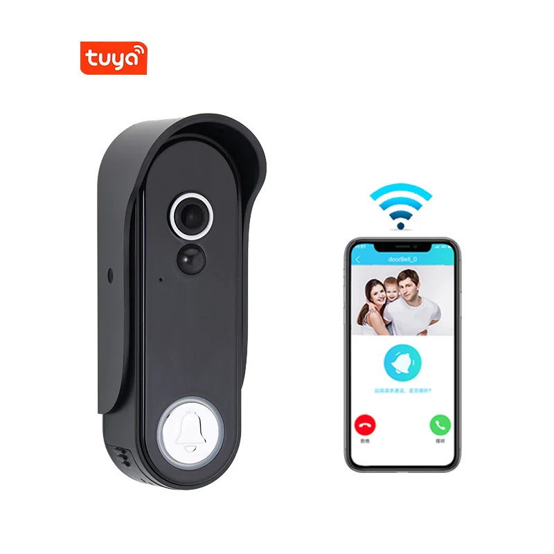 Low Power Multi Apartment Long Distance Wireless Video Door Phone Intercom System Video Doorbell With Gateway And Monitor