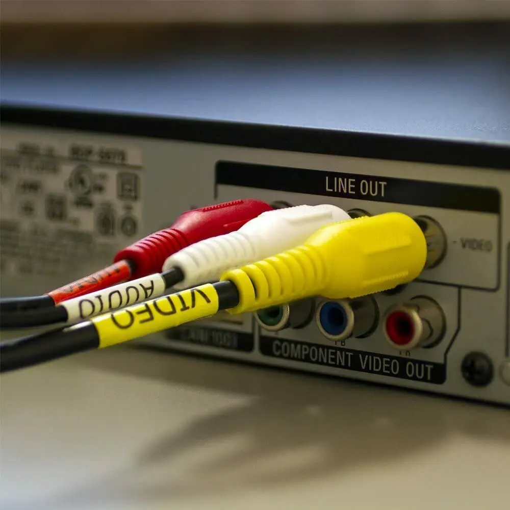 Composite RCA Cable 3 RCA Audio Video A/V RCA Cord Yellow White Red HDTV VCR LOT