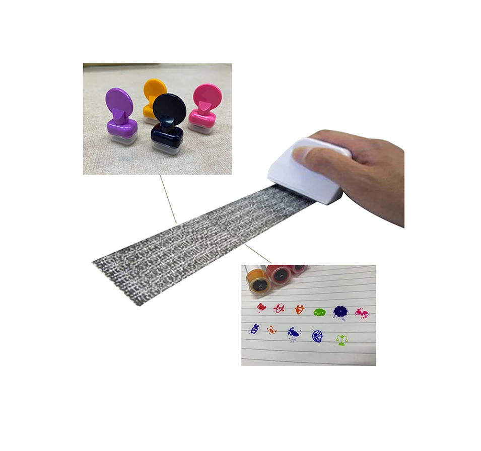 Colorful low price safty material made security erasable plastic stamp marker