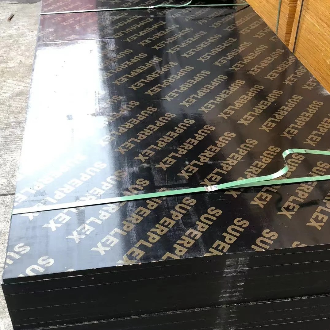 Manufacturing Price Construction Board Black Plywood 12mm 15mm 18mm Film Faced Plywood