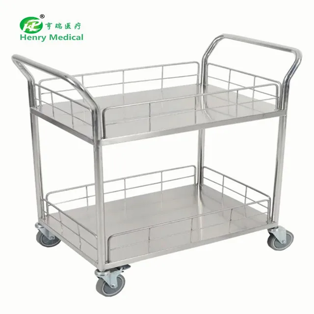 Customized Stainless Steel Medical Cart Surgical Cleaning Trolley(HR-775)