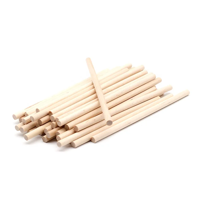 Dalian 114mm China Branded Round Birch Wood Wooden Ice Lolly Sticks