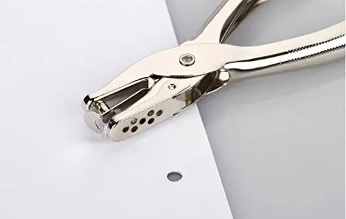 Single Hole Paper Punch Cushion Grip Heavy Duty Hole Puncher for Greeting Cards Scrapbook Notebook Puncher Craft Paper Hand Tool