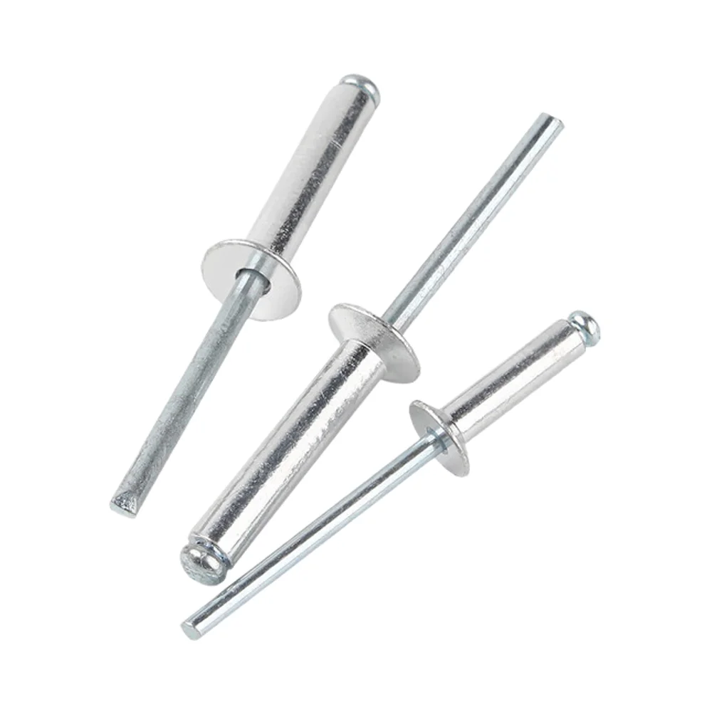 Hot Selling Open Domed Countersunk Head Pop Rivet Factory Direct Steel and Aluminum Blind Rivet DIN Standard