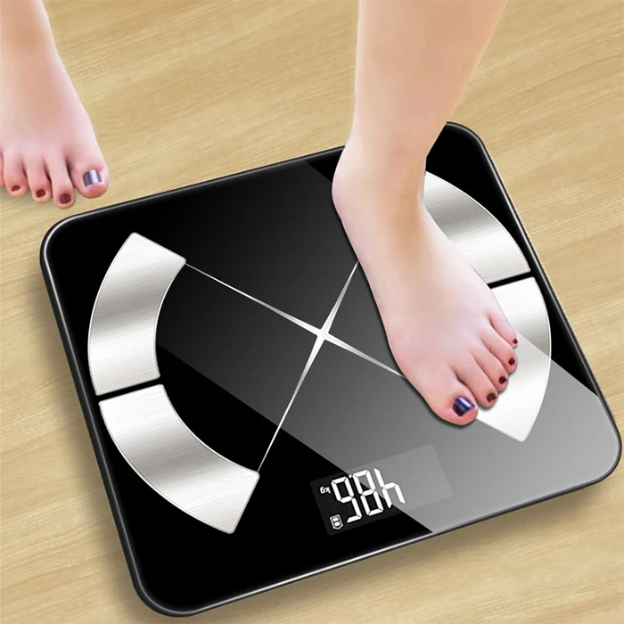 J&R 2020 Shenzhen Top Supplier Novation Launchkey 180kg Wireless Body Fat Muscle BMI Tester Smart Scale Digital