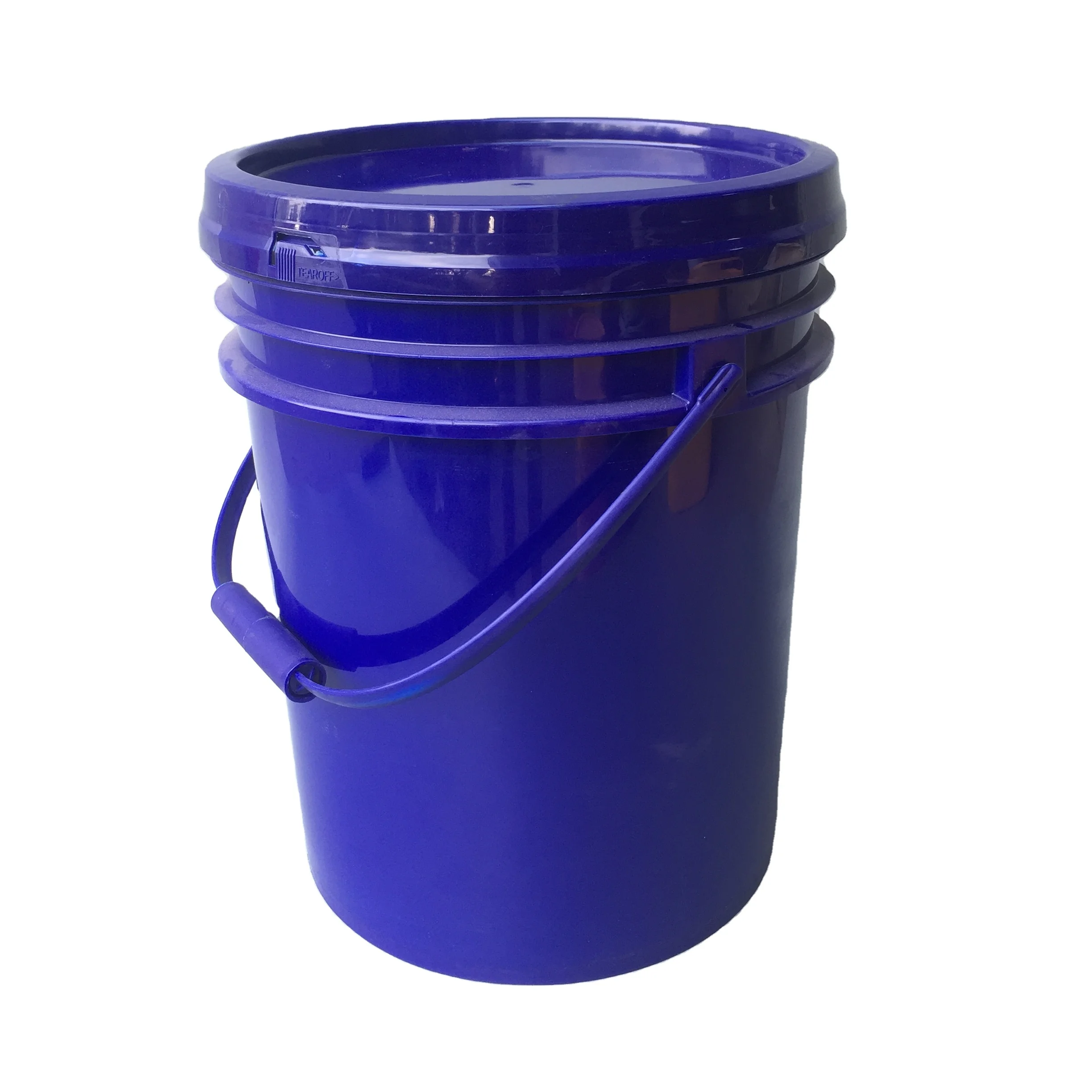 new design 18L food grade Thickened customized durable cleaning plastic bucket with lids
