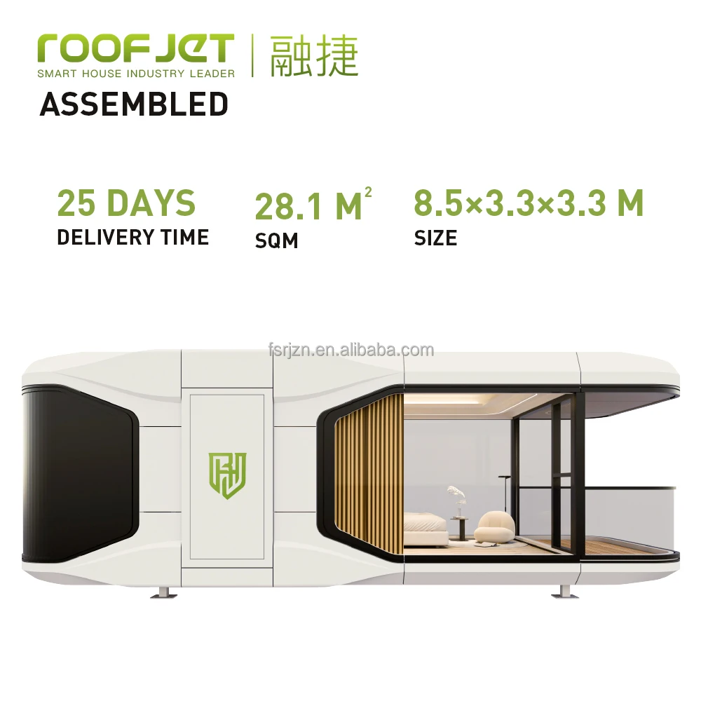 Professional Manufacturing Capsul House Trade Prefab Bedroom Homes Customize Home Capsules Housed With Bathroom