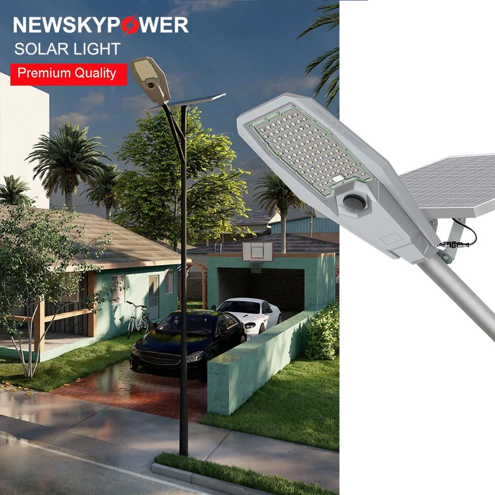 Good Price MJ Solar Street Light With Motion Sensor Split Solar Panel Led 200 300W 400W 600W Outdoor Garden Street Lamp For Sale