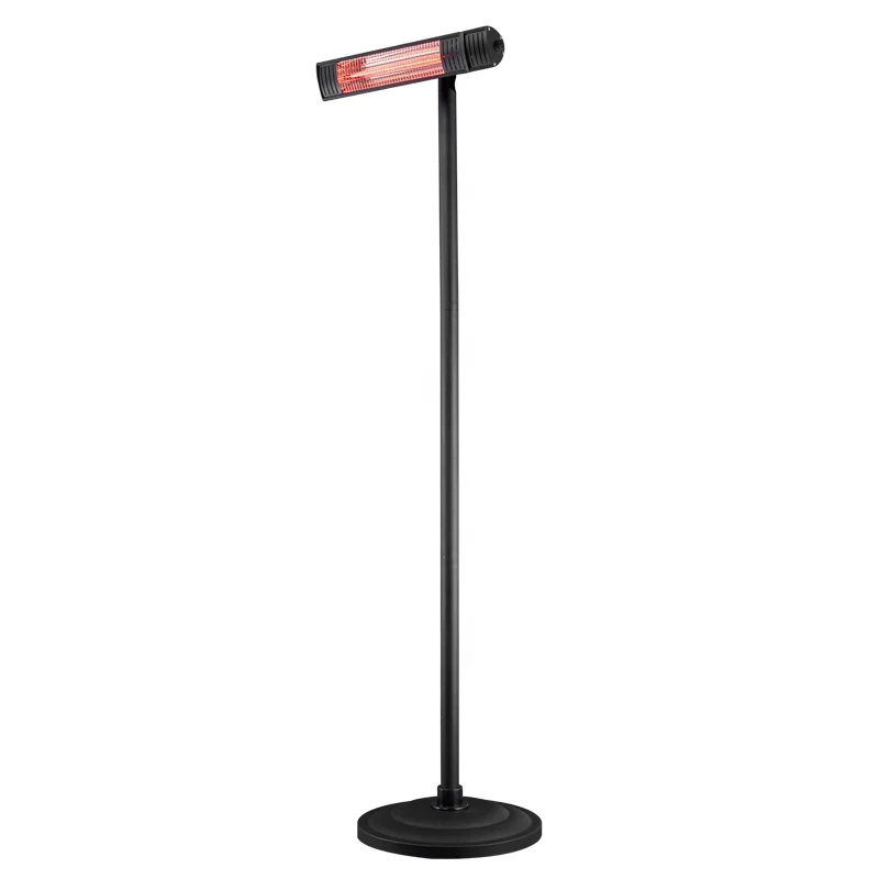 High efficiency standing patio infrared heater with gloden lamp IP65