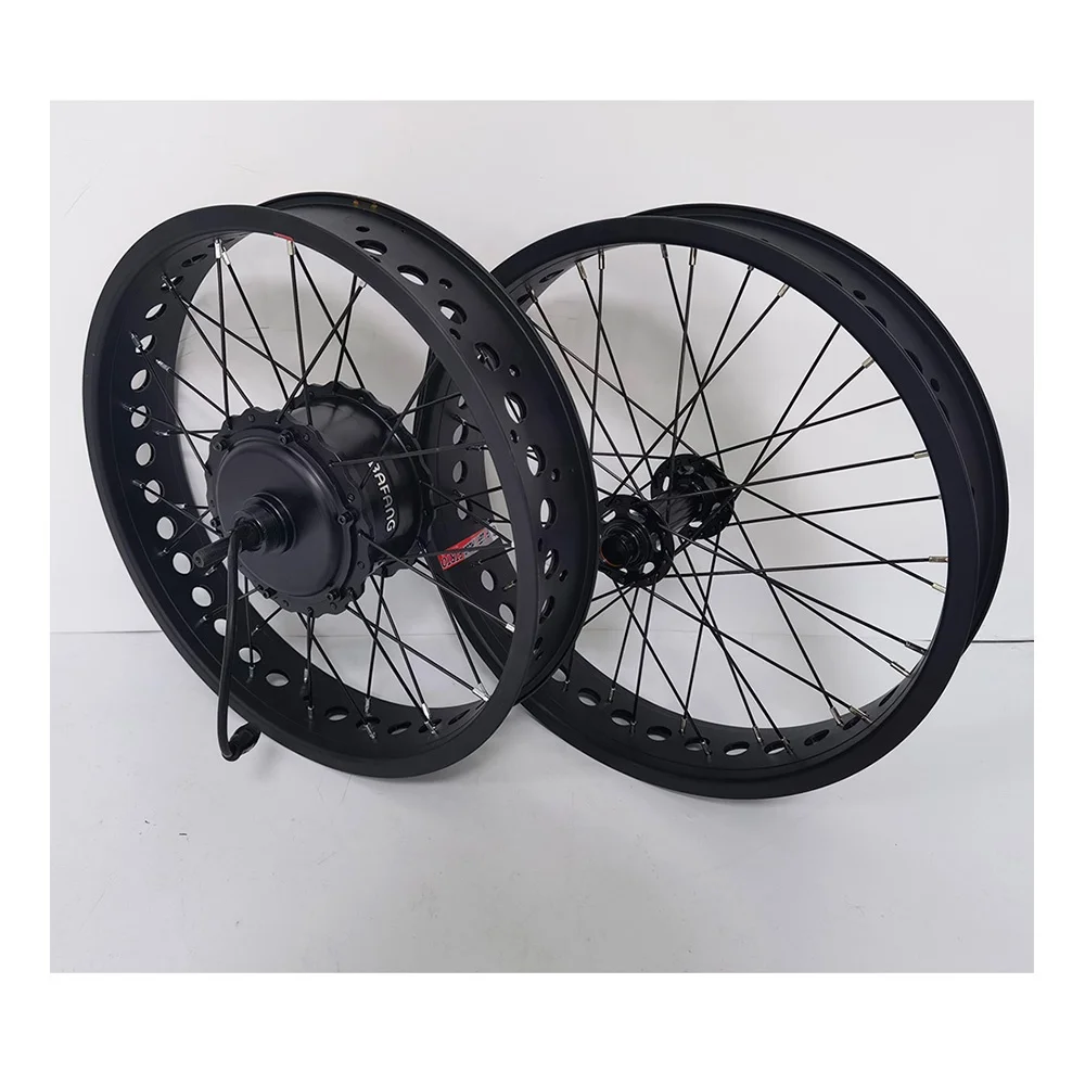 Комплект для переоборудования Ebike 20x4 0 48 В 750 Вт комплект мотора Bafang с передней и задней ступицей 175 мм 190 выпадающий