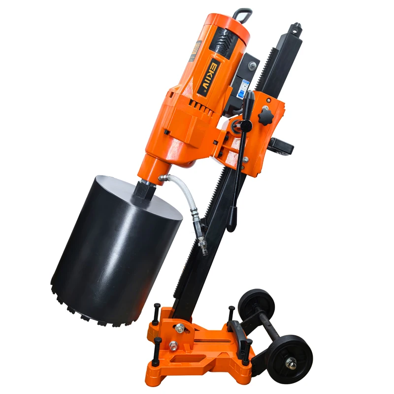 OEM wholesale 305MM 110v precision Diamond Core Drill High-torque concrete Single Speed Core Drill machine With angle stand