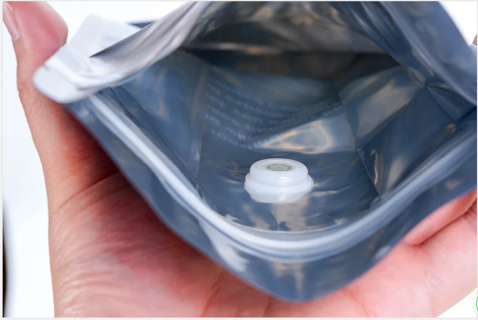 Custom Printed Flat Bottom Resealable Ziplock Top Coffee Bags With Valve Wholesale Packaging Bag