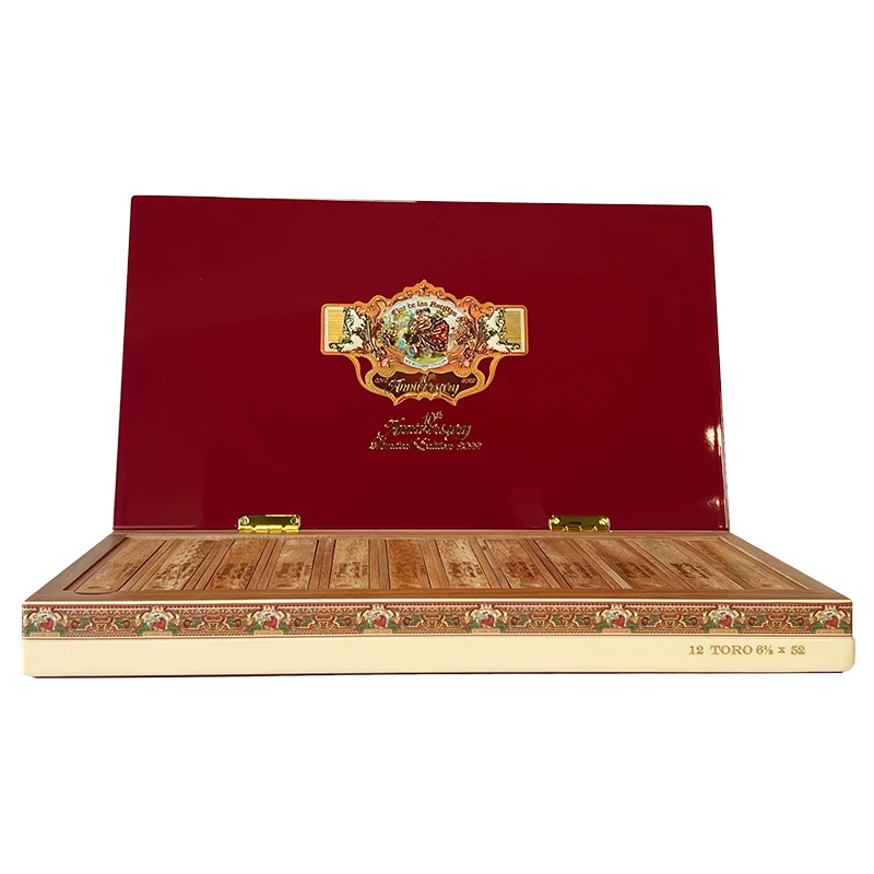 Custom Red High Glossy Wooden Cigar Box Cigar Humidors Wood Box