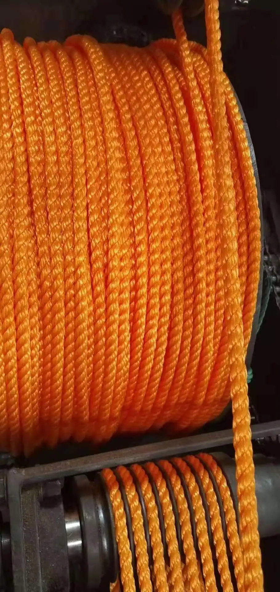 4mm PP solid  twisted marine rope mooring rope polypropylene monofilament 3 strand