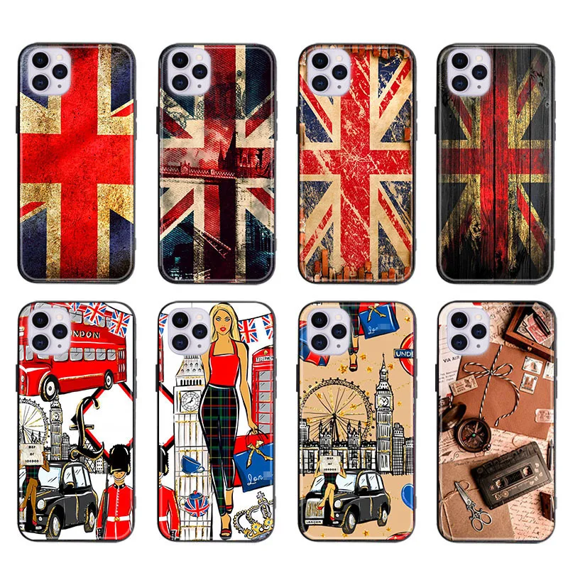 Tempered Glass TPU PC Anime Print Shiny Phone Case for iPhone 7 8 XS 11Pro Back Cover for A51 A71 A22 5G Cases