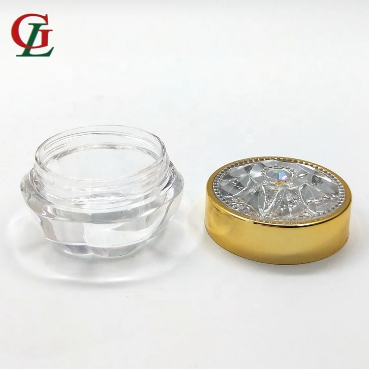 Acrylic Lotion Jar, Face Cream Jars New Design 5g Cosmetic Cream Jar, Luxury Plastic Face Mask Skin Care Cosmetic Packing CN;GUA