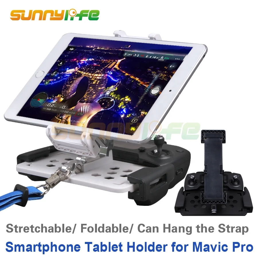 Sunnylife управлением планшет кронштейн масштабируемой поддержки складной держатель для DJI SPARK Mavic PRO