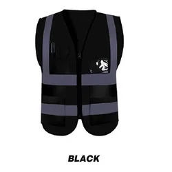 Custom Multi Pocket High Visibility Work Safety Reflective Vest