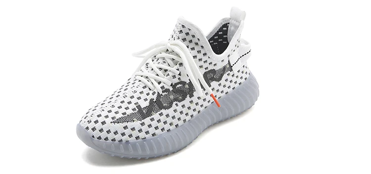  Новинка светоотражающие кроссовки yezzy со звездами Дышащие Модные