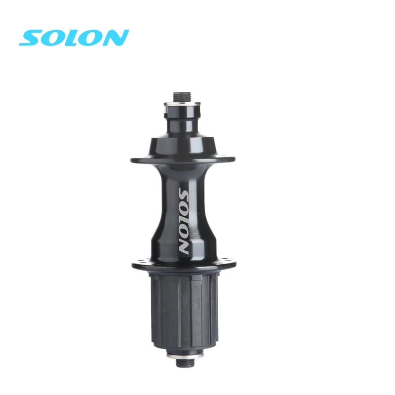 SOLON DH-505R V- Brake Bicycle hub 28 32 Hole Rear cycle hub 2 Bearings  Road Bike Hubs for Shimano 8/9/10 S