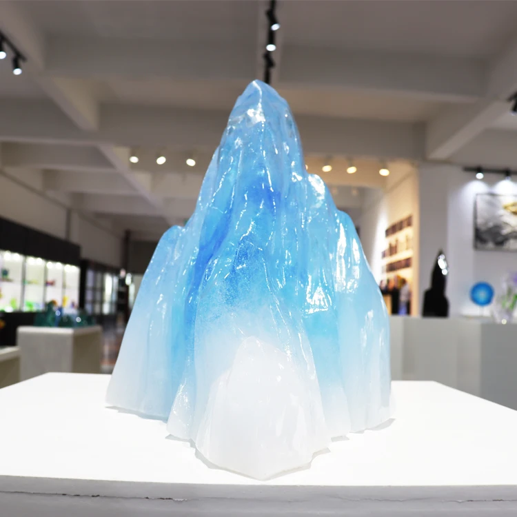 Customize Crystal Grafts Glass Handmade Artist Decoration for Art Hotel Decoration
