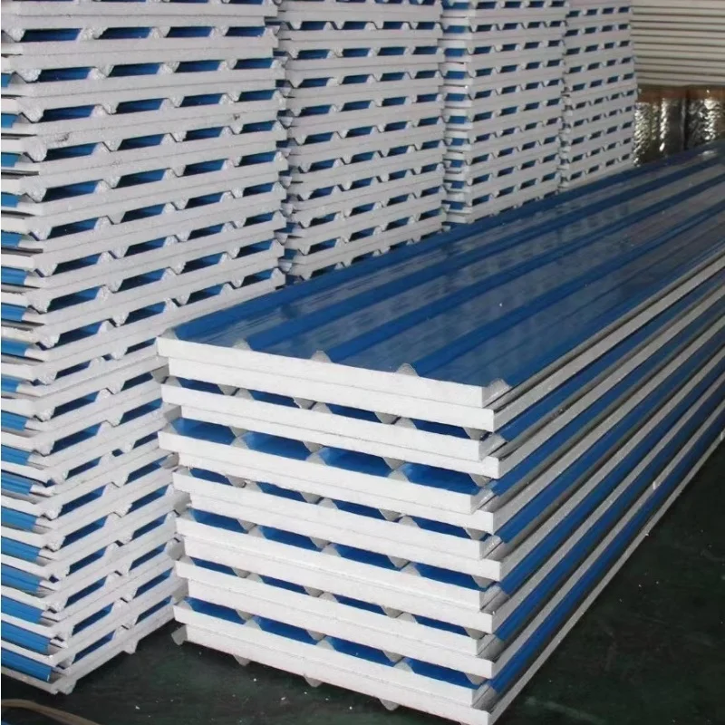 Цветные стальные изолированные сэндвич-панели PIR/PUR/Rock Wool/EPS для крыши и стены холодильной комнаты/склада