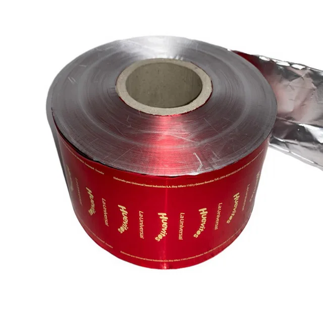 
printed embossed chocolate wrappers gold aluminum foil wrapping paper 