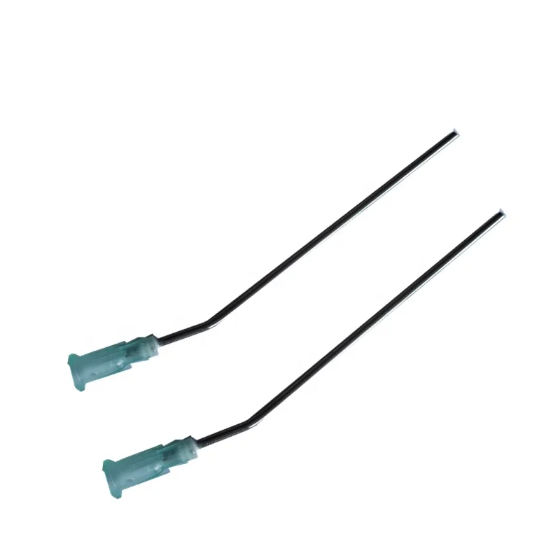HIGH QUALITY BENT IRRIGATION NEEDLES BLUNT TIP NEEDLES WITH LUER LOCK HUB
