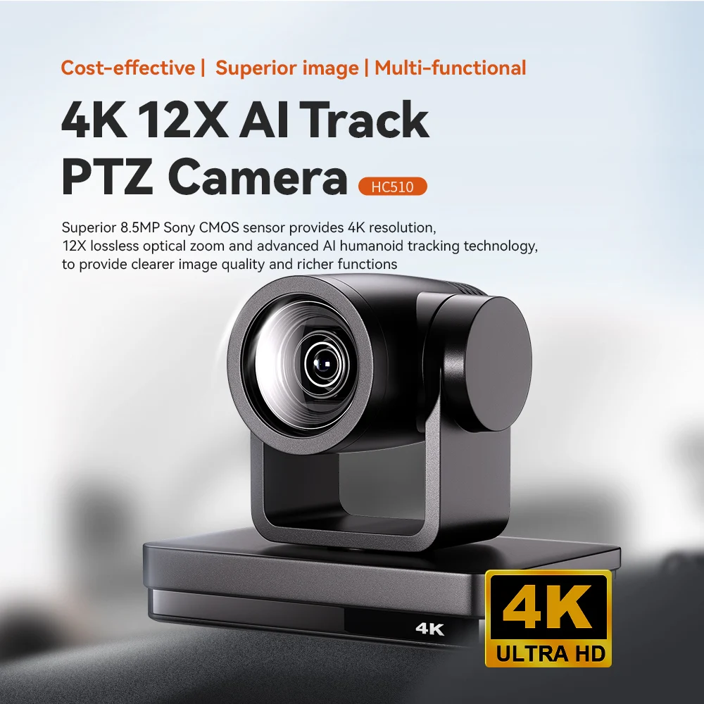 Anywii USB/SDI/HD M1/LAN POE 4k ptz camera12x Optical Zoom Wide Angle Ptz Conference Camera For Church Telemedicine Conference