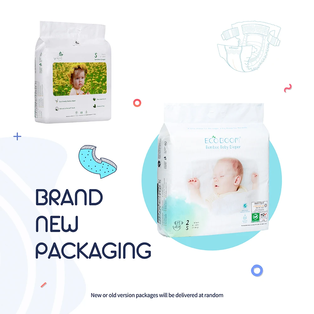 OEM ODM bamboo premium ecological agent Charcoal diapers ecologic baby nappies