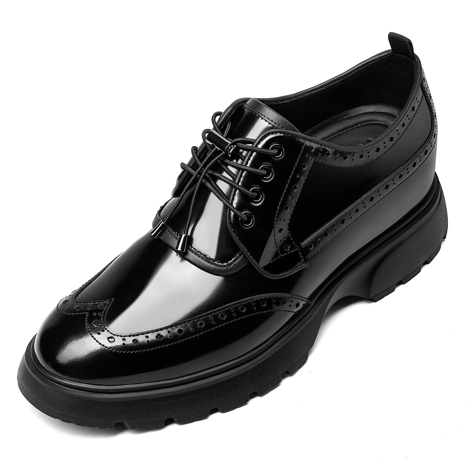 Hot Selling Casual Flat men Shoes loafer cow leather for men China Factory High Quality Flat height increasing 7cm shoes