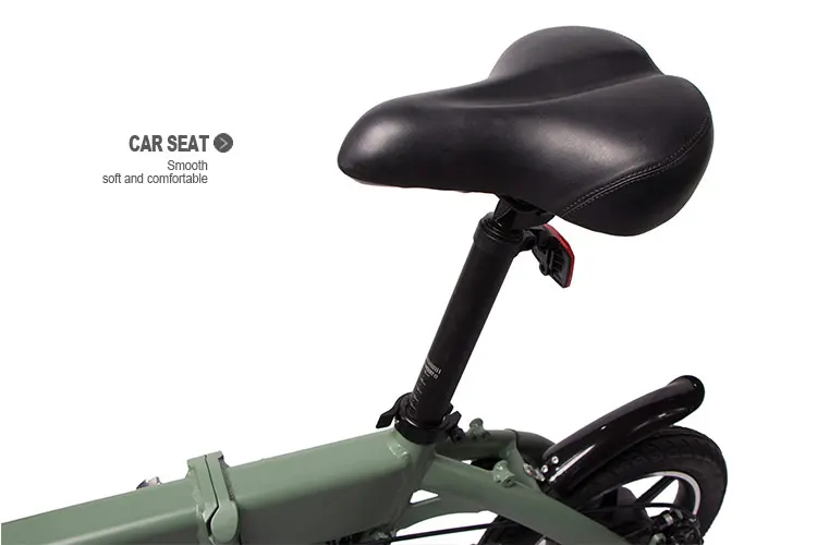 Foldable single person pollution-free green travel electric bike
