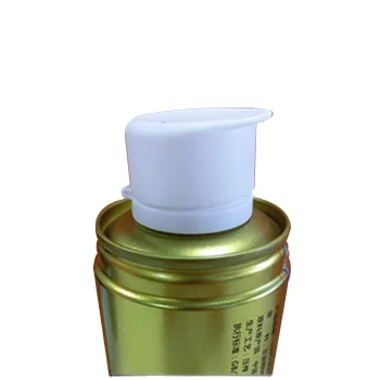 
1 Liter aerosol can with plastic caps coconut oil aerosol spray can with plastic caps 