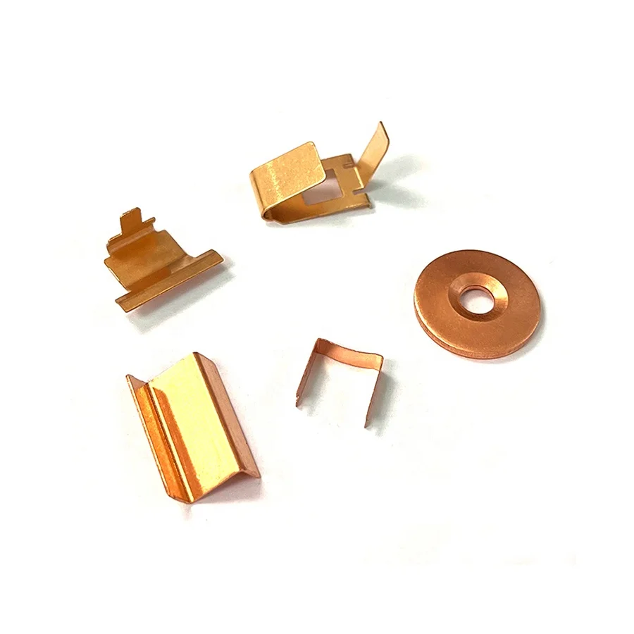 Steel brass electric contacts stamping copper board washer gasket