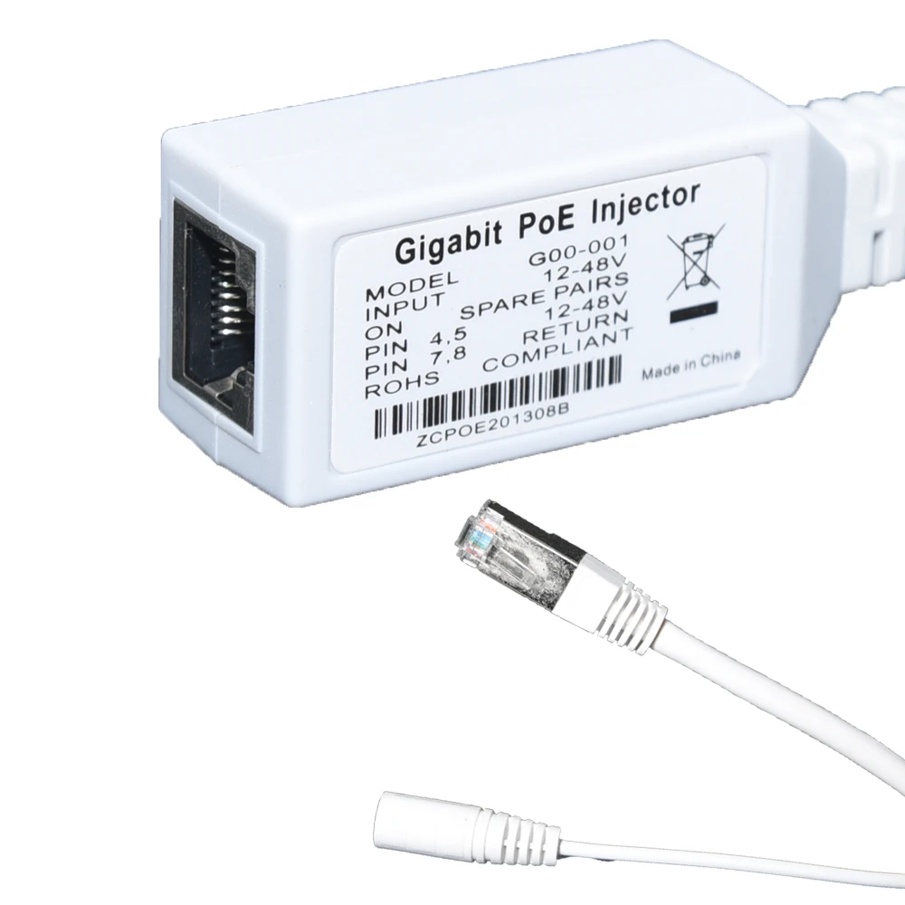 Новый быстрый гигабитный разветвитель питания через Ethernet PoE кабель для IP-камеры WiFi