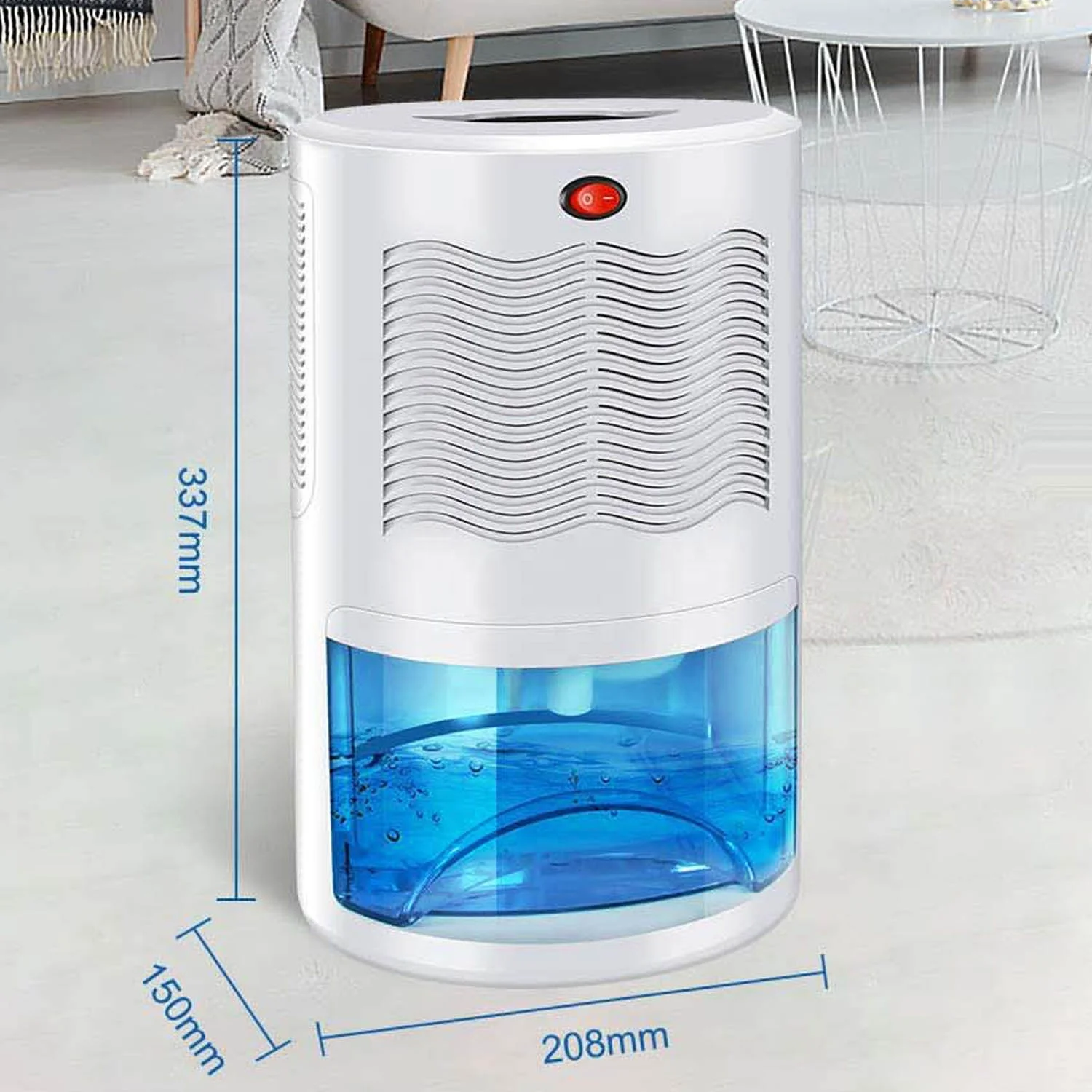 Semiconductor Dehumidifier Removable Water Tank Portable Mini Home 1L Per