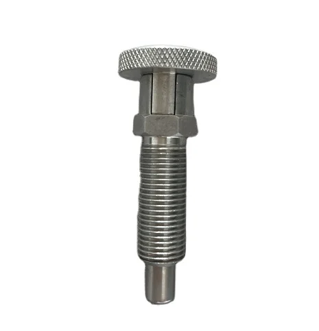 1/2-20 UNF резьба из нержавеющей стали 303 накатанная головка индексный пружинный Плунжер с блокировкой накатанный плунжер