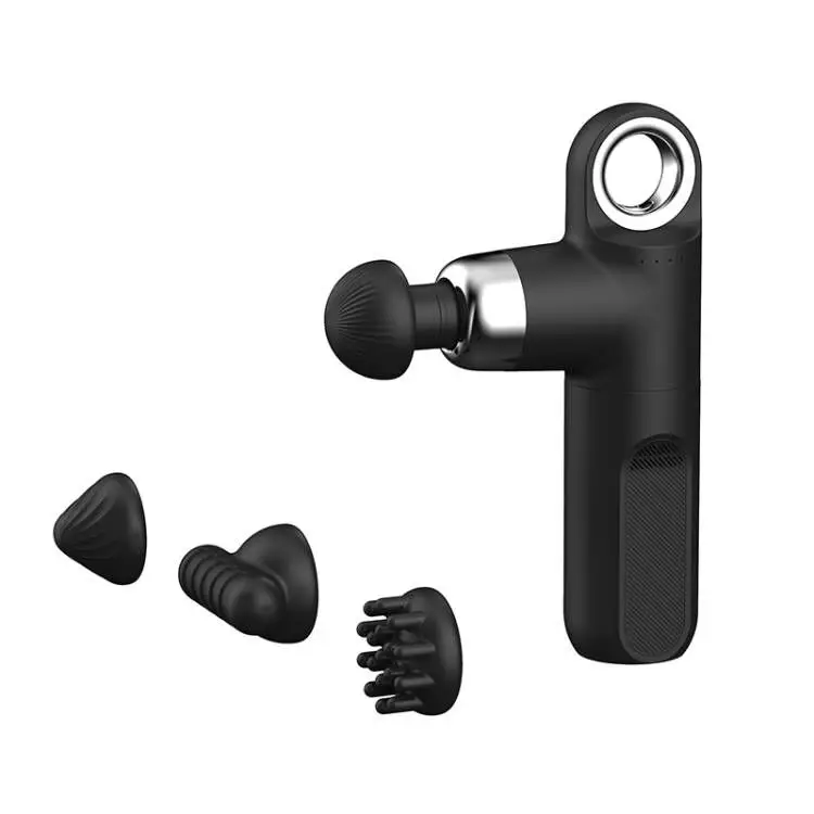 OEM Potable Handheld Ring Massage Gun Cordless Handheld Vibration Body Massager Rechargeable Electric Massage Gun