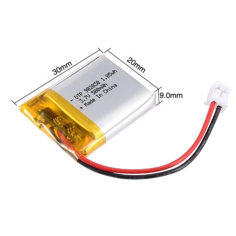 Ультратонкий литий-ионный аккумулятор для Bluetooth-гарнитуры 3 7 V 500mAh Lipo Battery 902030