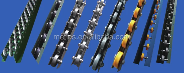 Steel plate fluent strip bearing wheel fluent strips  metal iron flow strip ball bearing slide for conveyer system