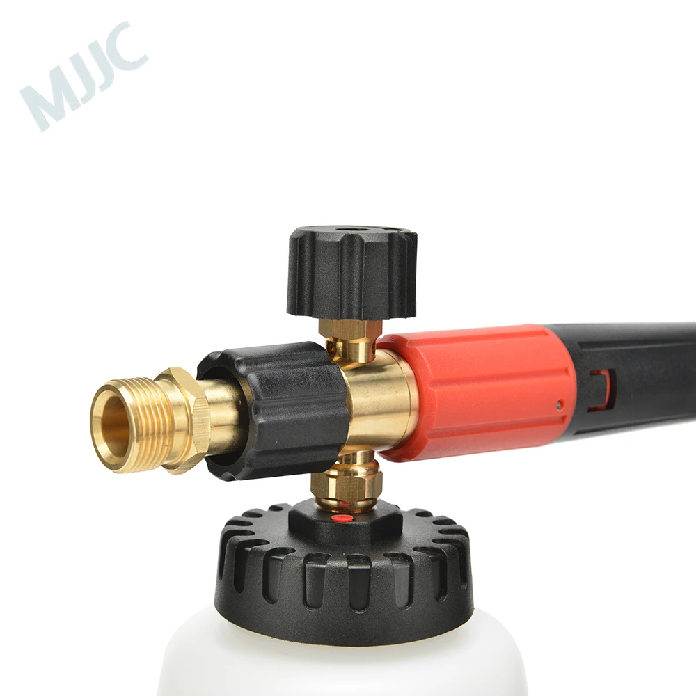 MJJC 1.2L латунная пенная насадка пистолет пенораспылитель Pro с M22x1.5