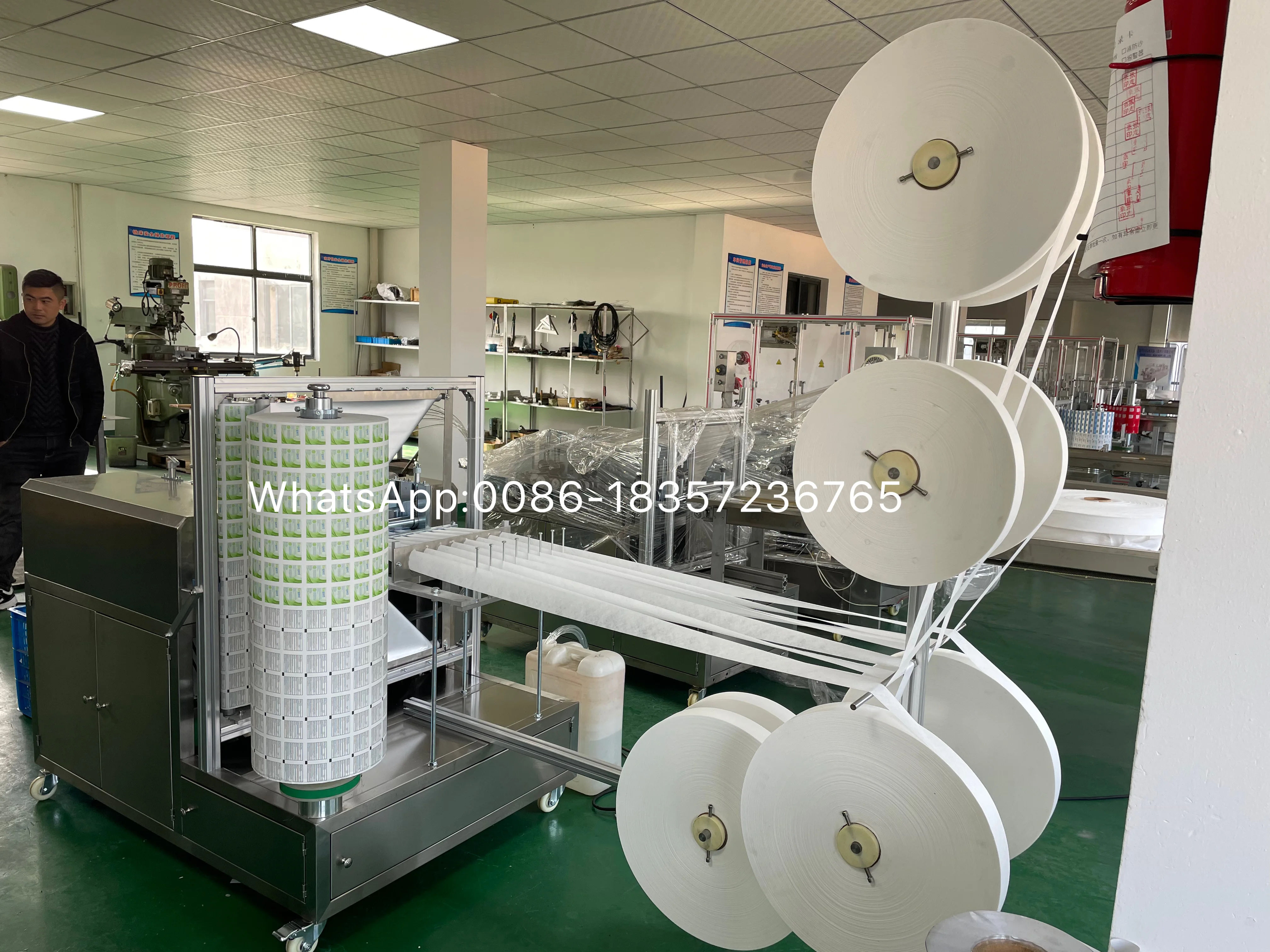 Высокая скорость х8 автоматический проспиртованный тампон Pad, делая машину