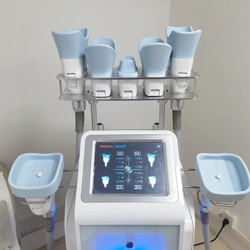 NEW 7 Handles 360 Criolipolisis Chin Reduction Fat Freezing Body Slimming Portable Cryolipolysis Machine