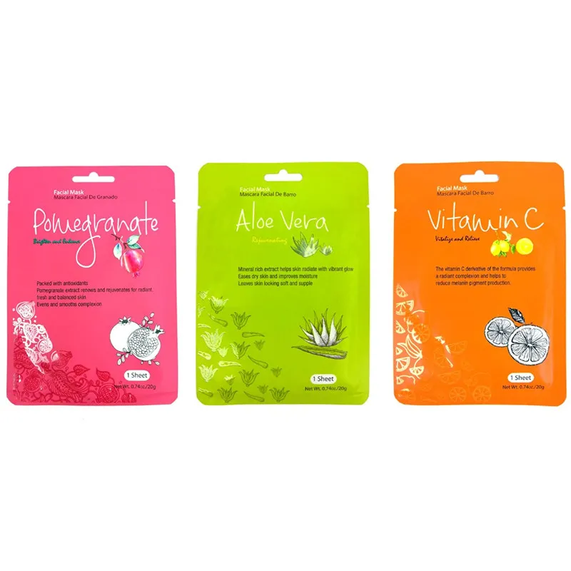 jiajie wholesale sheet moisturizing korean facial mask vitamin c facial mask