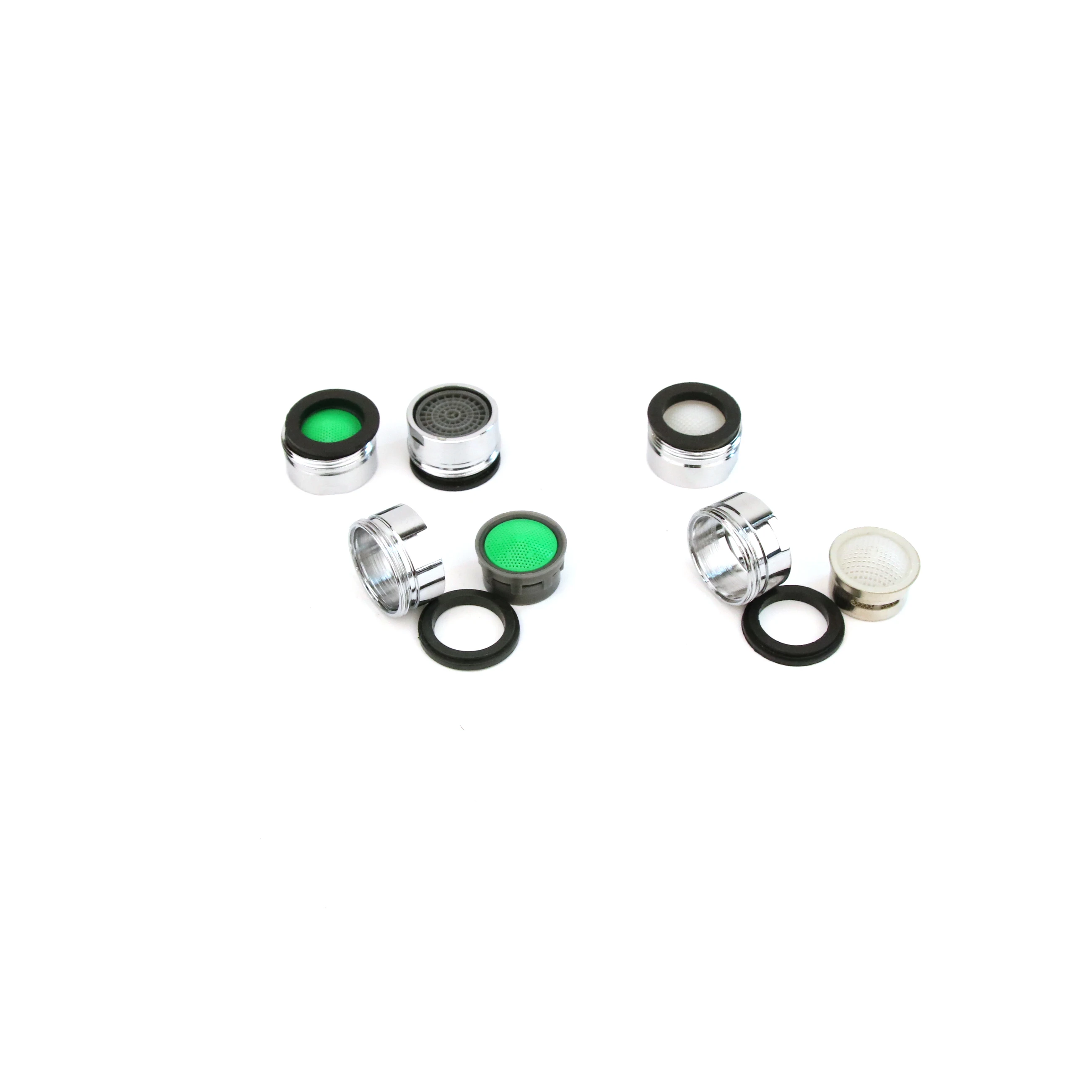 Faucet M24*1 aerator Multi-layer stainless steel mesh plastic inner core brass aerator