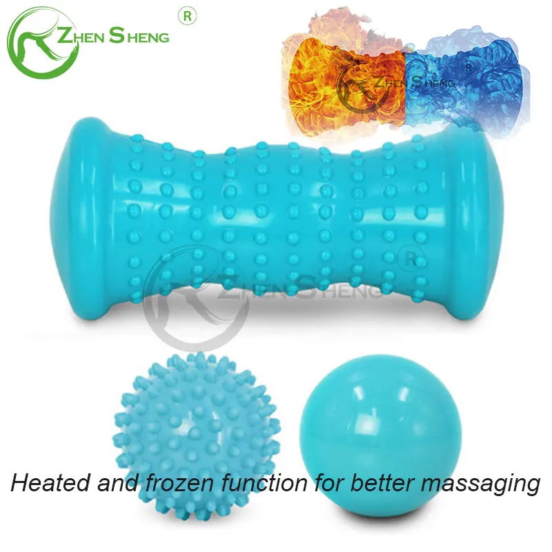 Zhensheng high quality hot selling hot&cold therapy foot massage roller with gel foot massager
