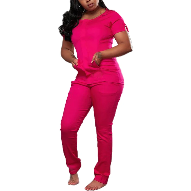 
Doctor Nursing Scrubs Suit Latest high quality scrubs nurse uniform hospital uniforms for woman and men 