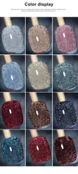High Pigment Disco Nail Art Gel Dazzling Reflective Disco Uv Nail Gel Polish Painting Disco Gel Paint Nail Art
