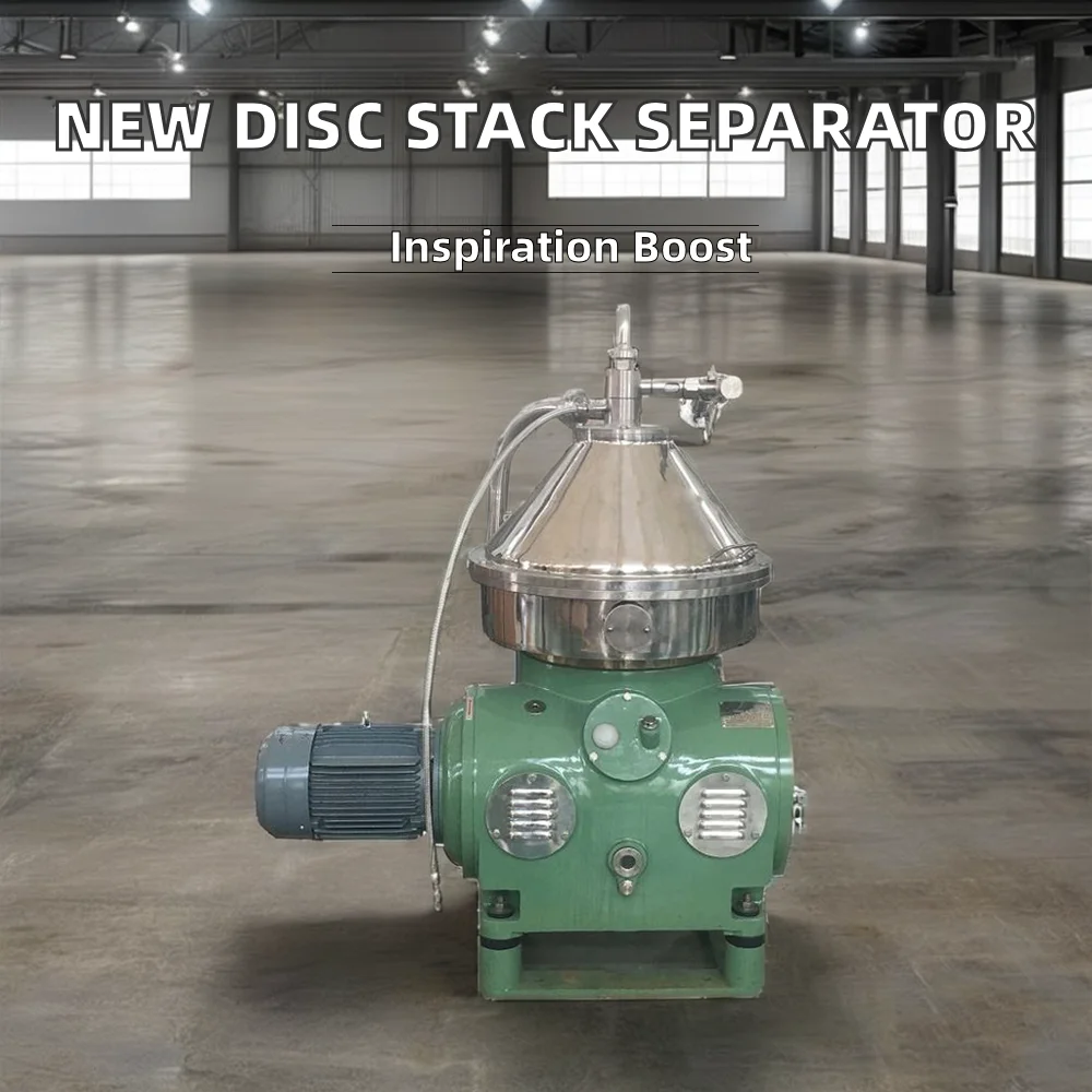 Automatic Industrial Engine Oil Disc Stack Centrifuge New Waste Oil Disc Separator Manufacturing Plants Featuring Gear Pump
